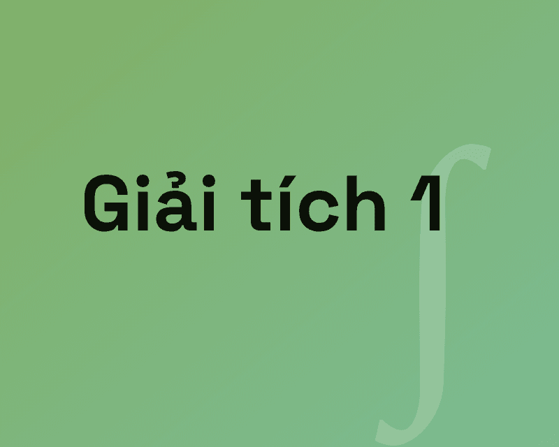 Giải tích 1